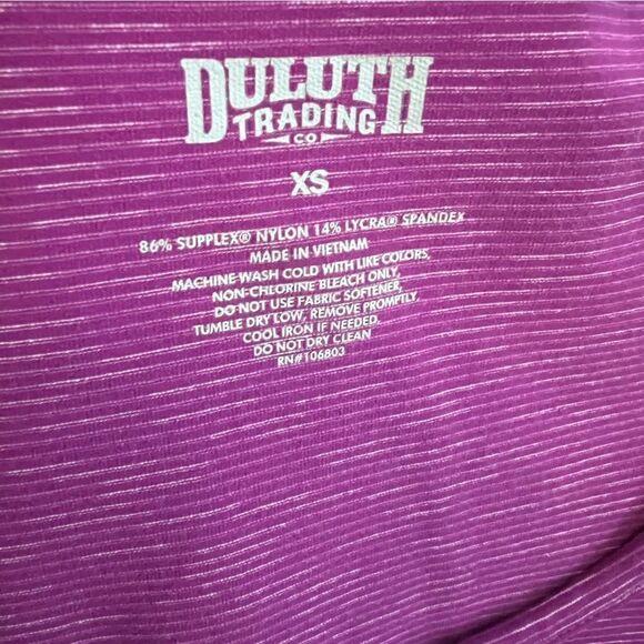 Duluth Trading Pink Space Dye NoGA Classic Short Sleeve Dress Size XS - Picture 4 of 4